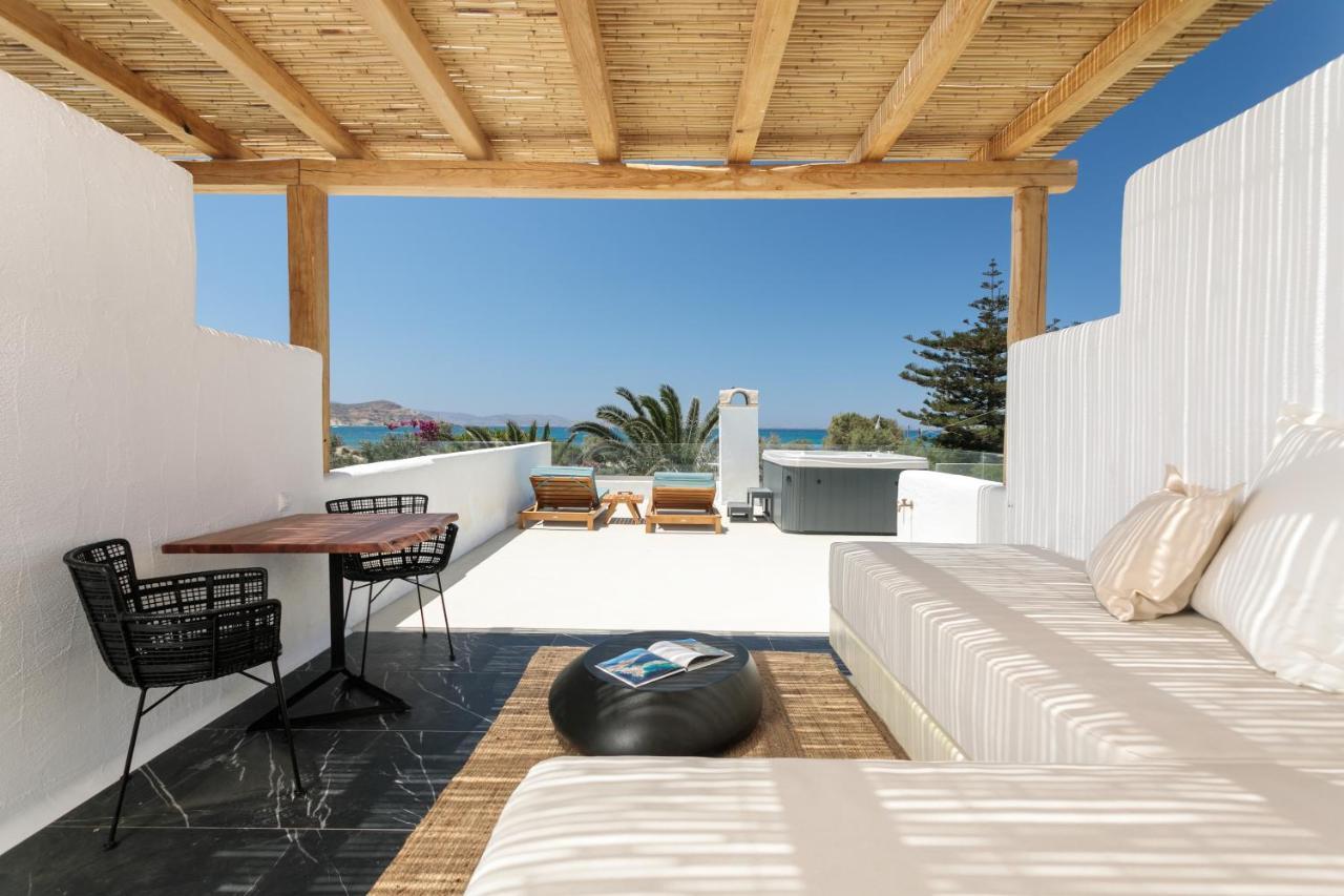 Alkyoni Beach Hotel Naxos City Bagian luar foto