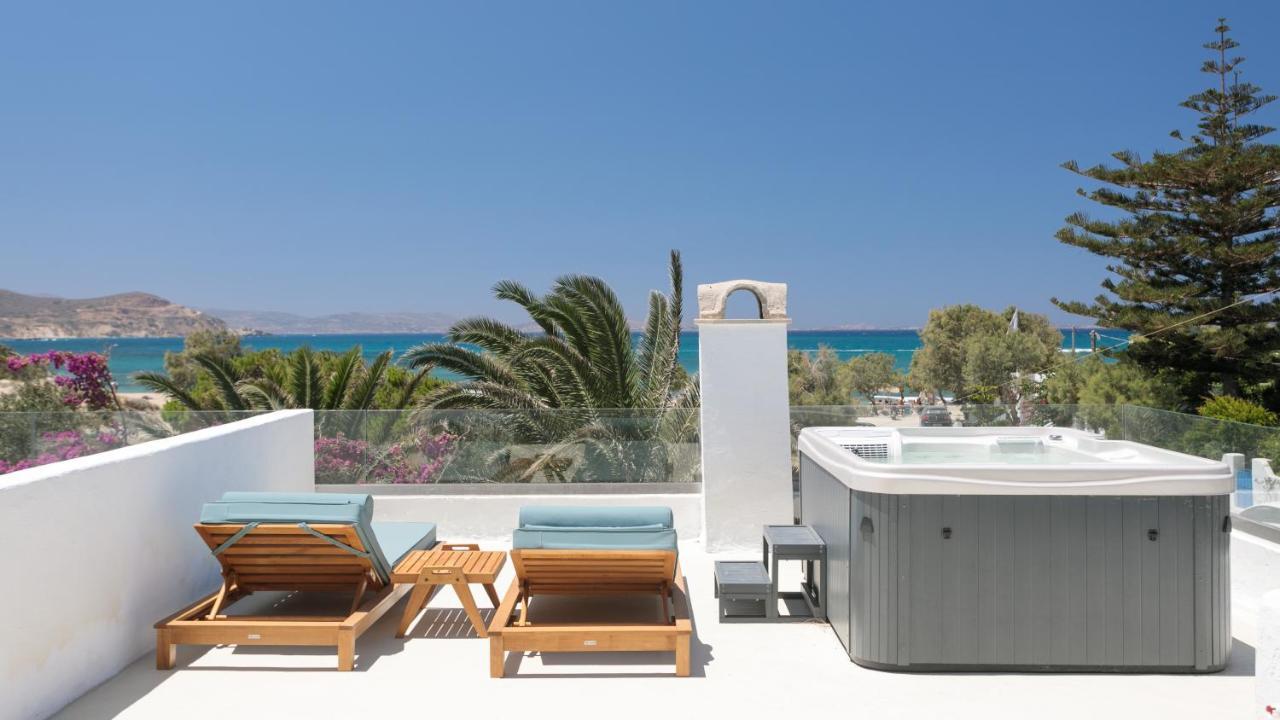 Alkyoni Beach Hotel Naxos City Bagian luar foto