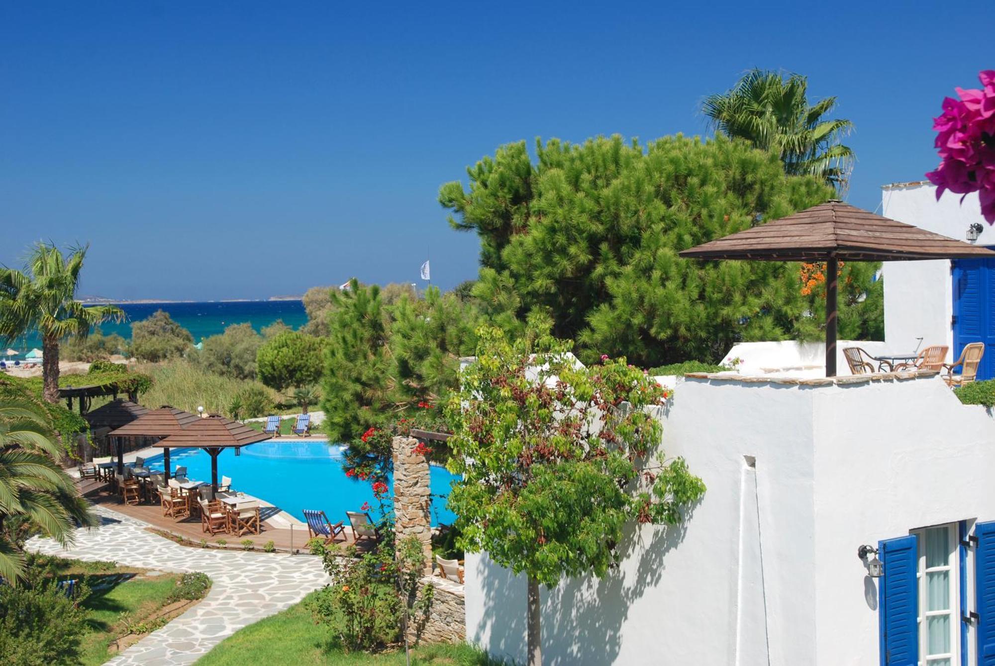 Alkyoni Beach Hotel Naxos City Bagian luar foto